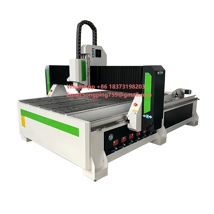 

Woodworking CNC Router 3 Axis Single Spindle with Mach3 Control and Syntec for Kitchen Furniture Accessories