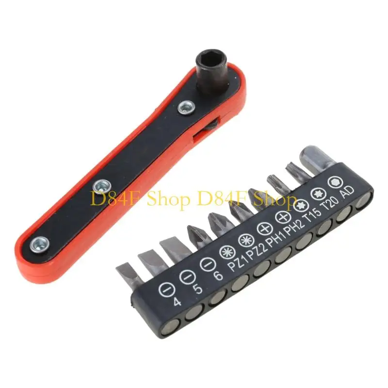 

D84F Mini Ratchet Overdriver Установите ручные инструменты для инструментов для инструментов домашние инструменты, установленные