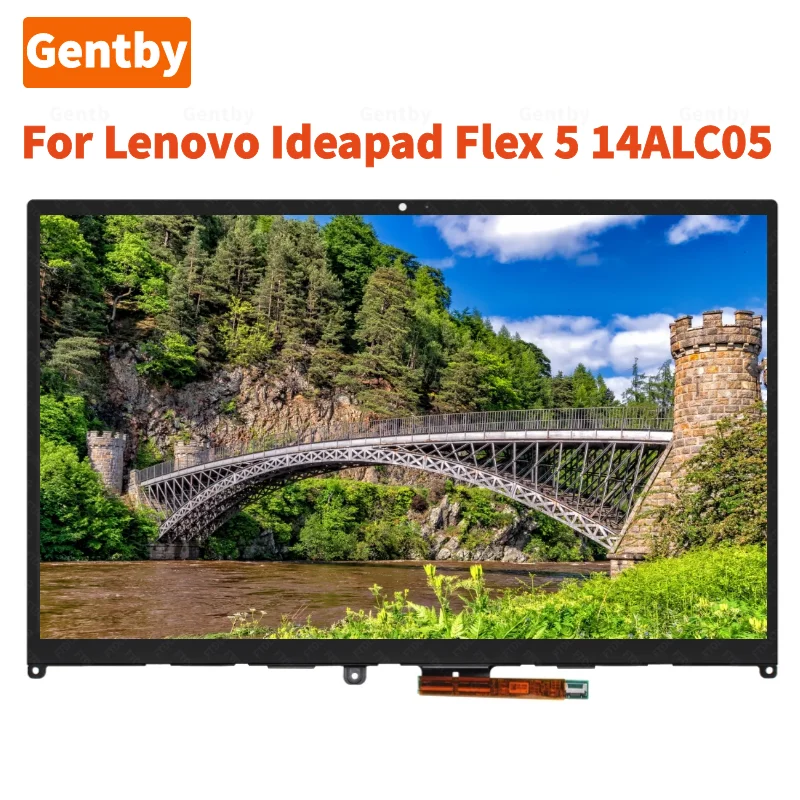 Dla Lenovo Ideapad Flex 5 14ALC05 14ARE05 Flex 5-14IIL05 14ITL05 14-cal wyświetlacz ekran dotykowy 5D10S39641 5D10S39642 wymiana