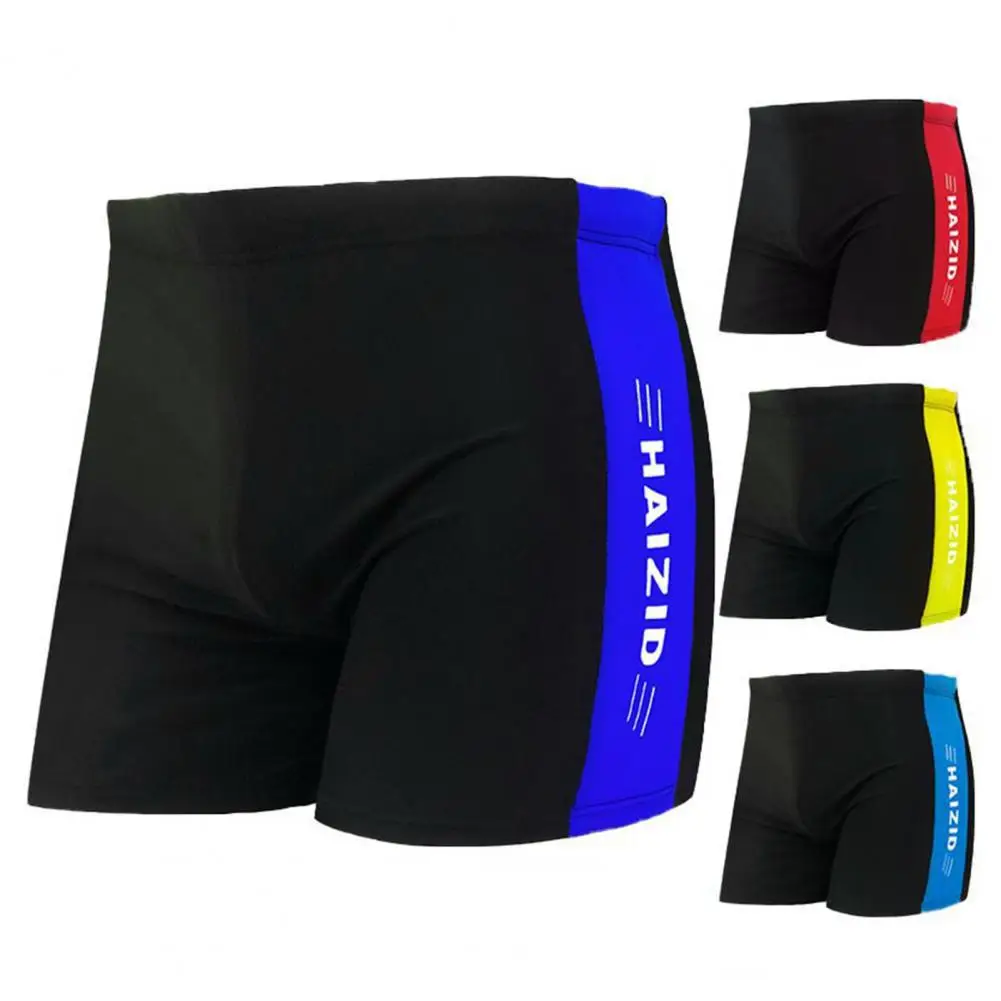 Men Swimming Trunks Water Repellent Mid-rise Men\'s Swimming Trunks Quick Drying Swimwear Shorts for Teens Adults Breathable