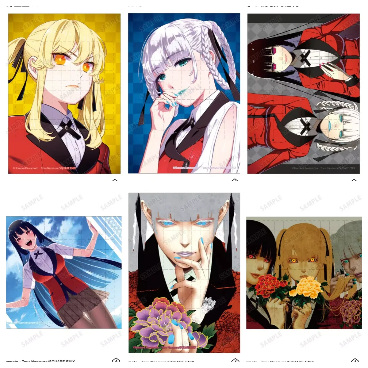 

Suzui Ryota Jabami Yumeko Saotome Meari Momobami Ririka Acrylic Standing Keychain Card Anime Toy Figures