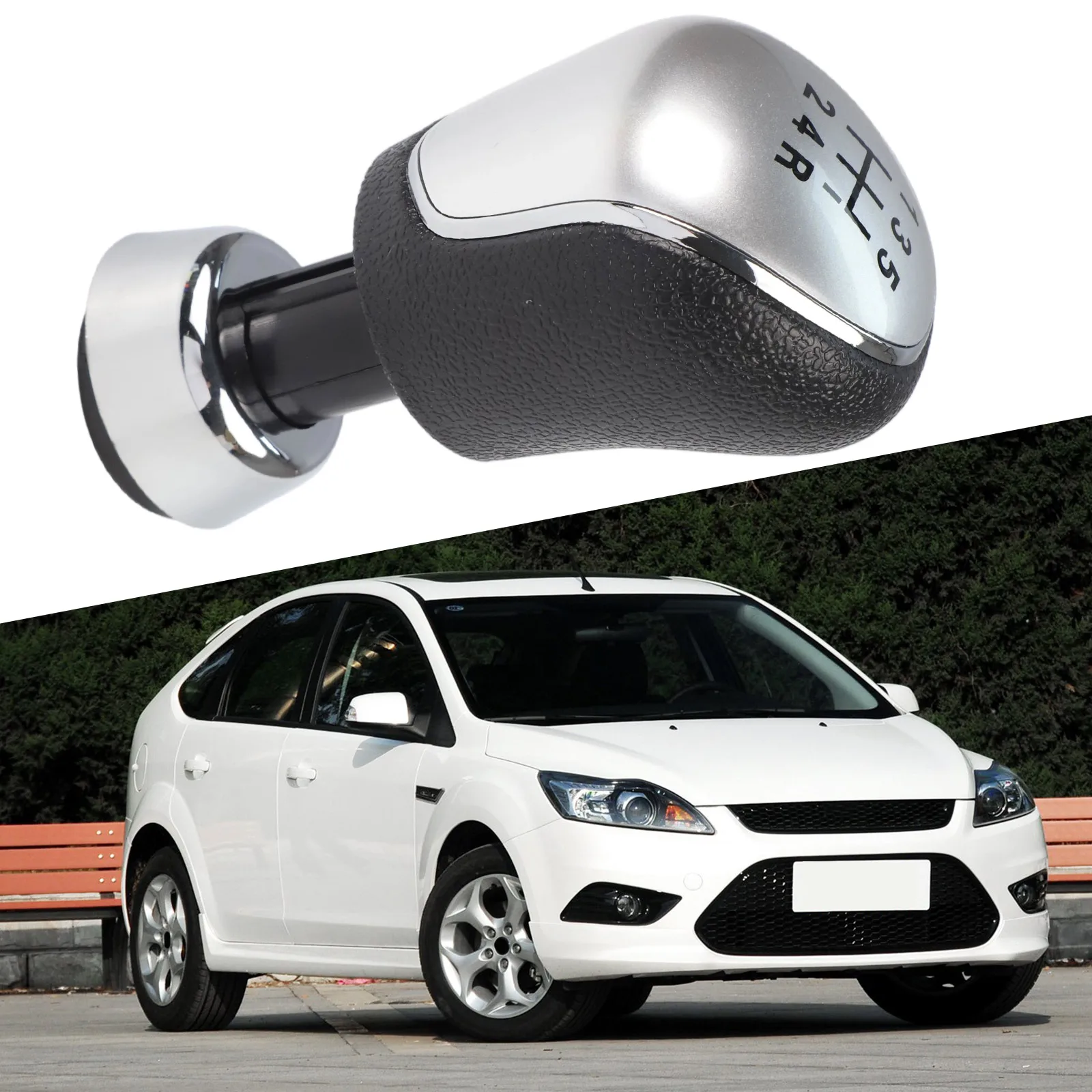 Vehicle Gear Shift Replacement Shifter Handball Non-Deformed Shift Knob Practical Gear Shifter For Ford Mk4 2007-2021