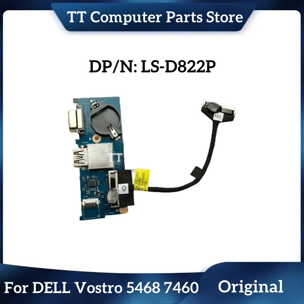 TT جديد الأصلي لديل Vostro 5468 7460 USB مجلس SD بطاقة التبديل مجلس LS-D822P سريع السفينة