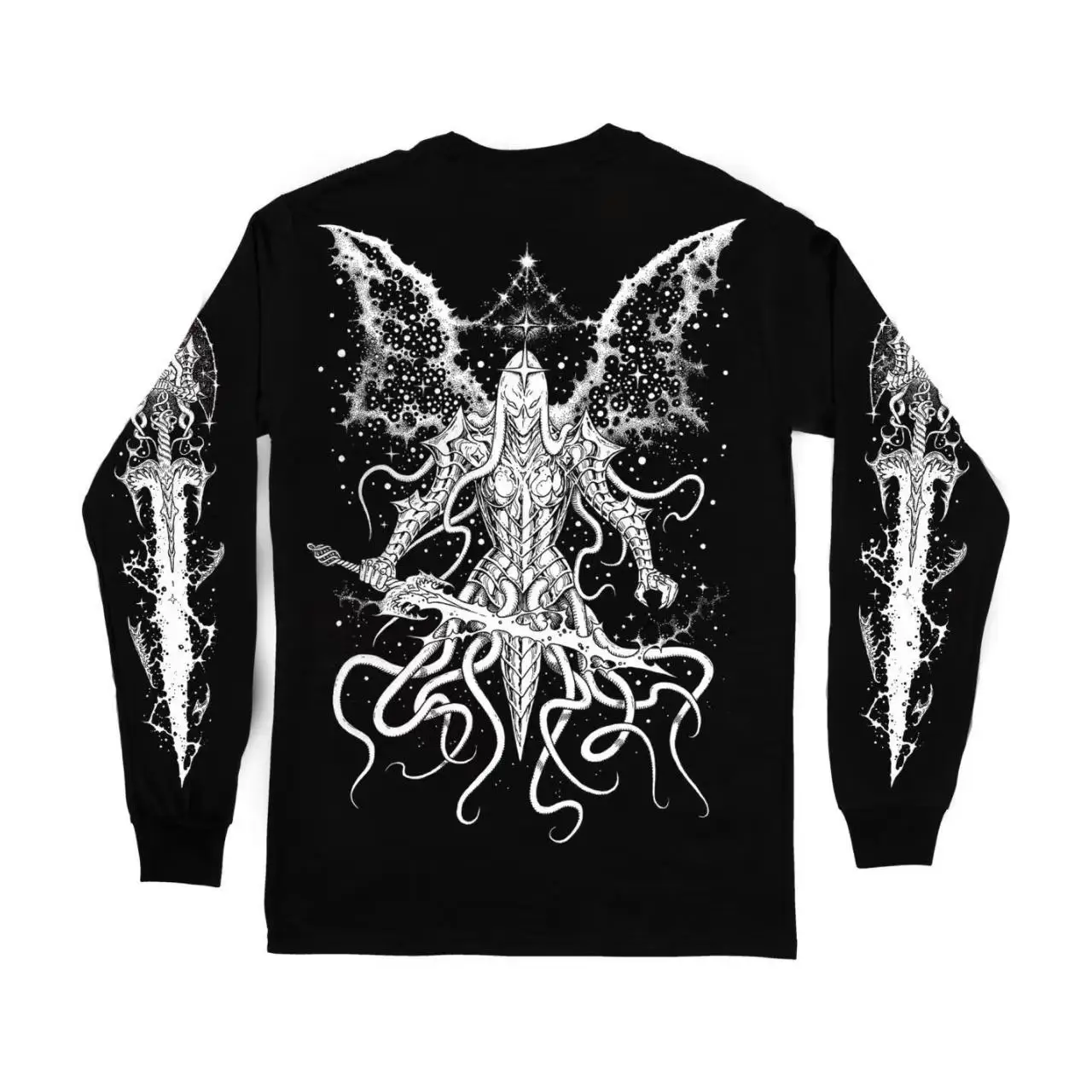 

2000s High Street Fashion Trend Brand Letter Printed T-shirt Men's and Women's Cotton T-shirt Long Sleeved T-shirt Unisex Top