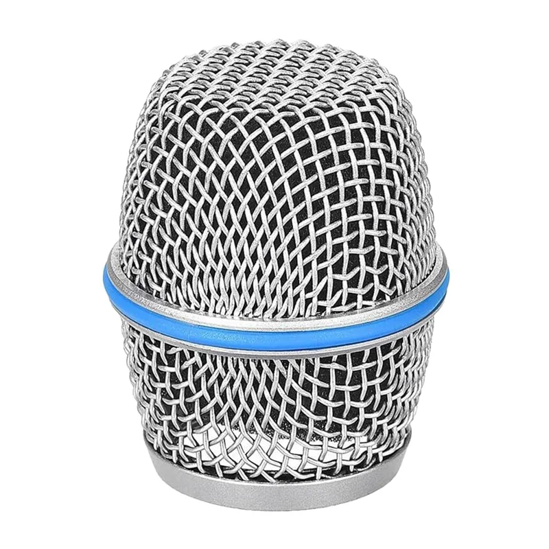 Microphone Replacement Head Steel Mesh Handheld Microphone Grill Mesh Head for Beta87A