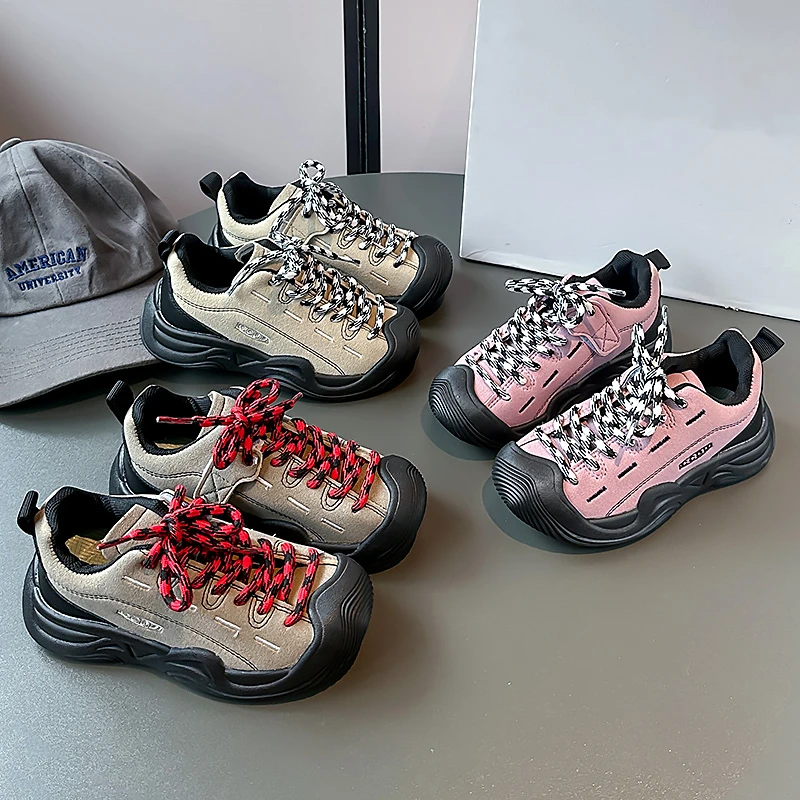

2025 NEW Children's Casual Sneakers Boys Girls Single Shoes Four Seasons Khaki Soft Non-slip Kids Outdoor Shoes