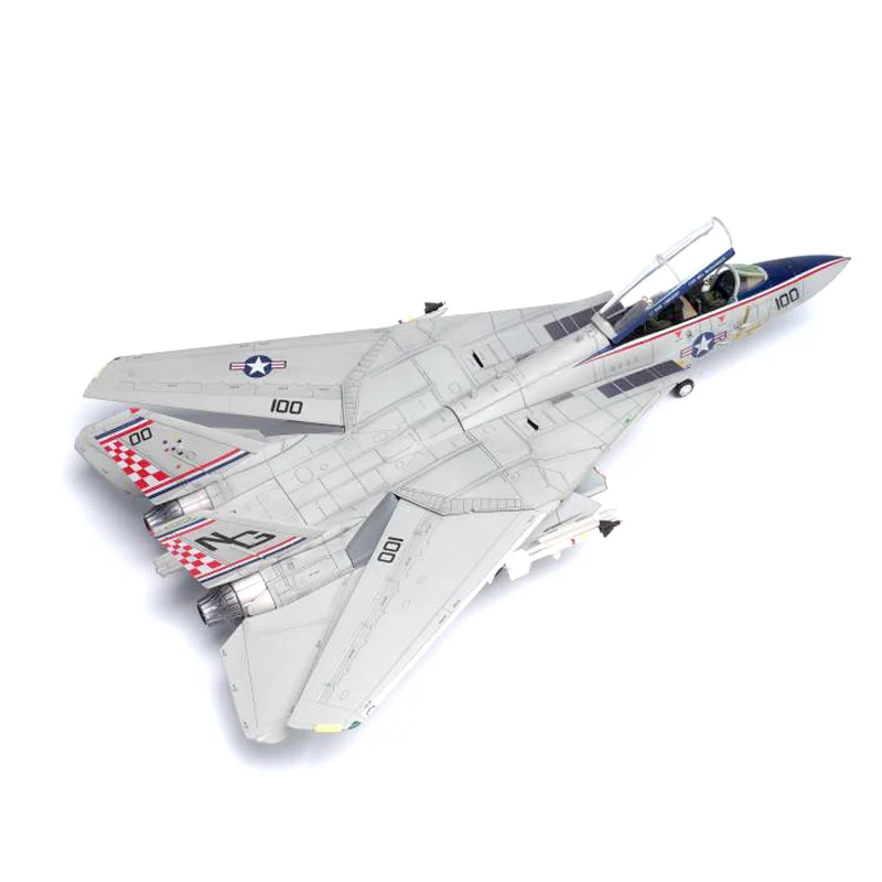 

CW 1/72 (эффект старения тела) F-14A истребитель VF-211 эскадрилья NG100 CA721417 (зажимной угол крыла) модель статического сплава