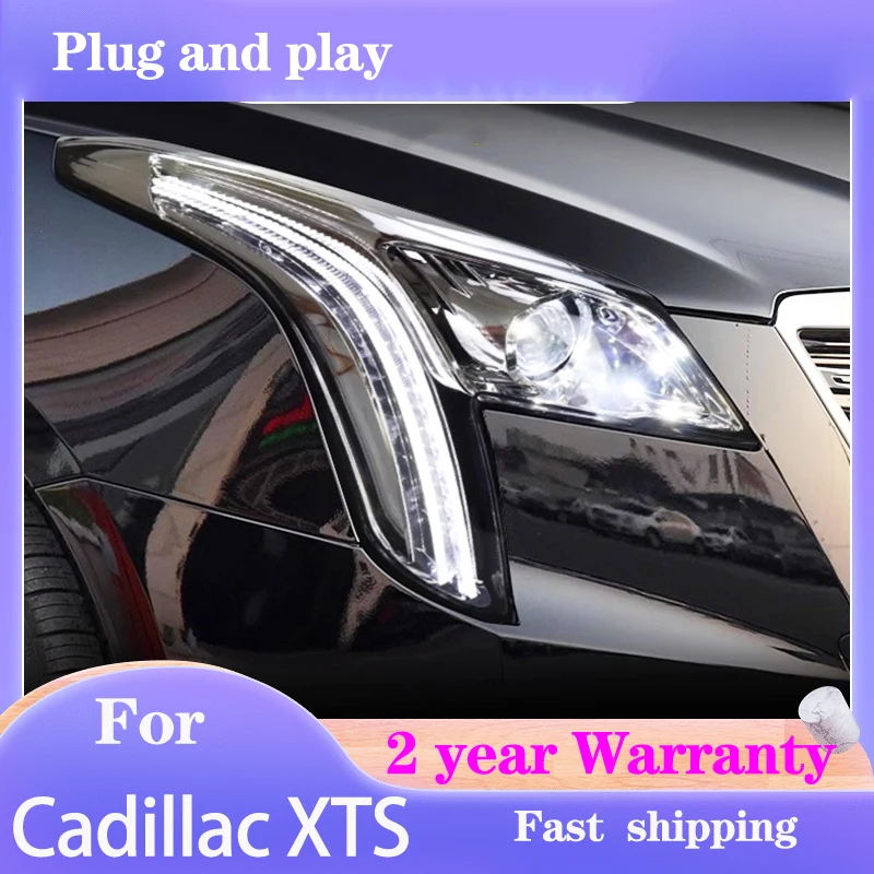 

Стайлинг автомобиля для Cadillac XTS, фары 2018-2020 XTS, фары DRL, указатель поворота, дальний свет, линза проектора