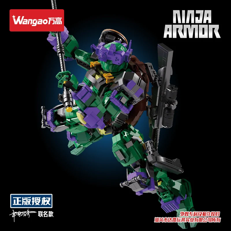 IN STOCK MOC Technical Purple Mecha Building Blocks Model Creative Robot Bricks Assembling Toys for Children Birthday Gift Set