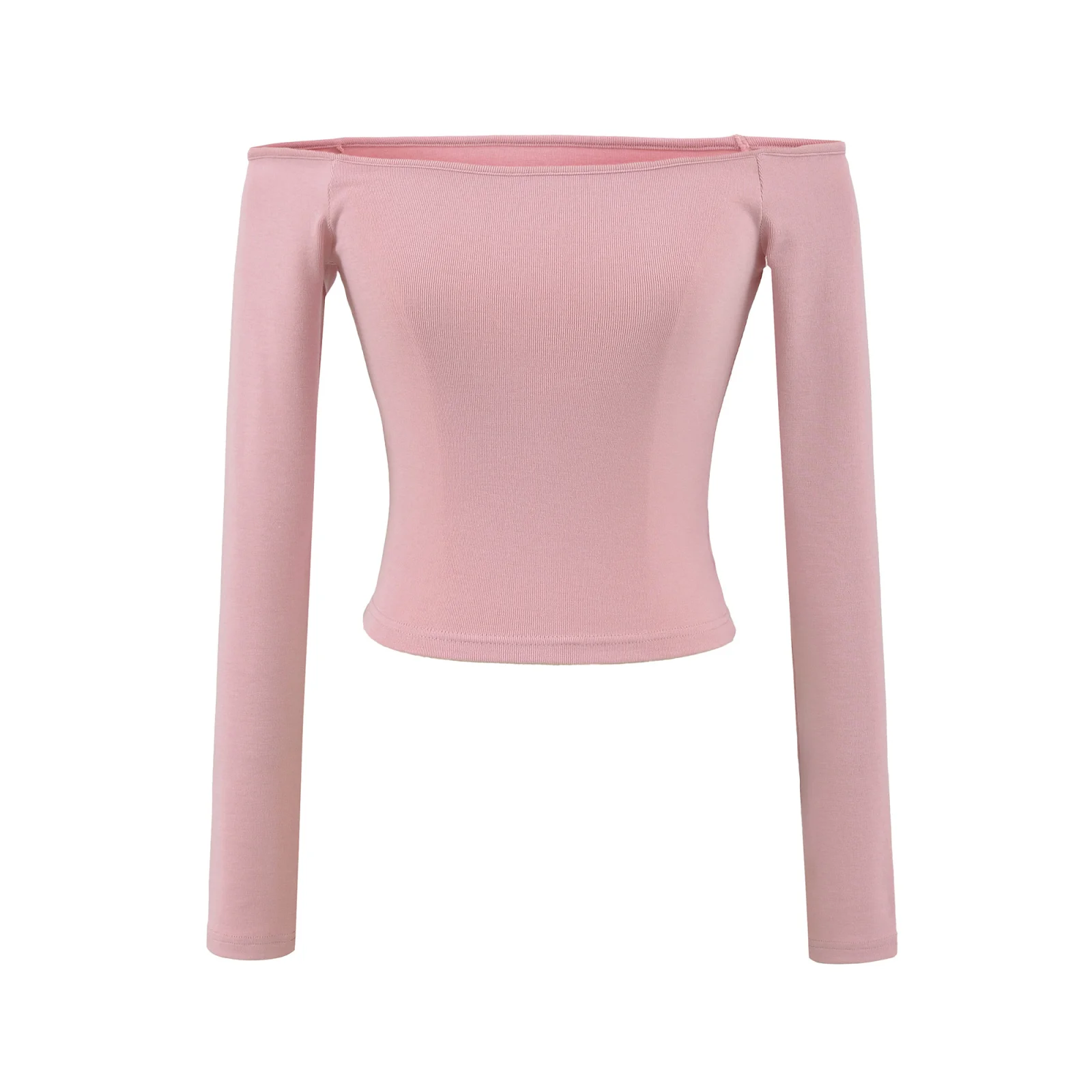 Sexy oulder Bared Long Sve T irt Women Early Autumn Inner Wear Base irt Spicy ort Sle Belly Bared Top Pure Desir...