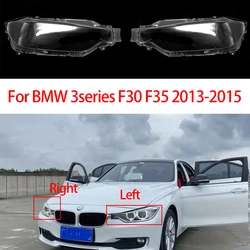 For BMW 3series F30 F35 2013 2014 2015 Car Front Headlight Cover Lens Transparent Lampshade Auto Lamp Glass Shell Masks Headlamp