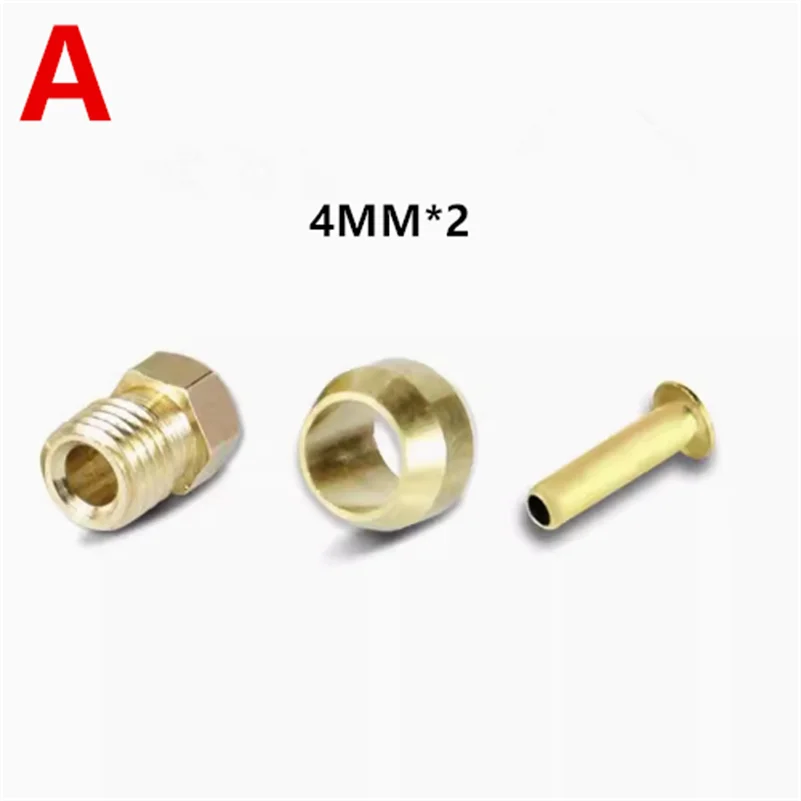 

Lathe Machine Oil Pipe Joint PB+PT+PA Copper 4MM 6MM 8MM