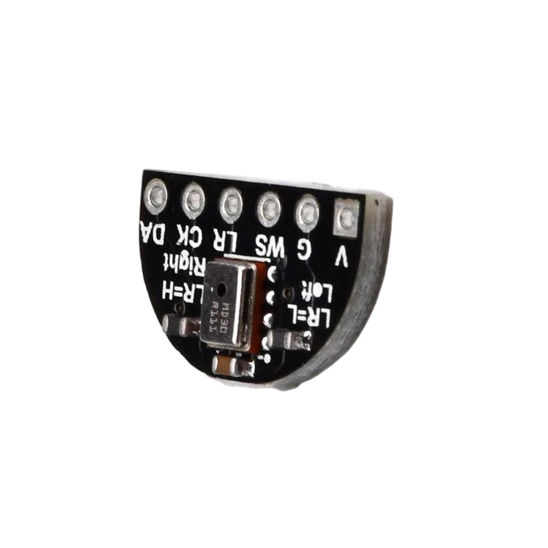 Microphone Module I2S Interface Low Noise High Sensitivity 140dB SPL 57dB SNR for Audio Collection Embedded Project Development