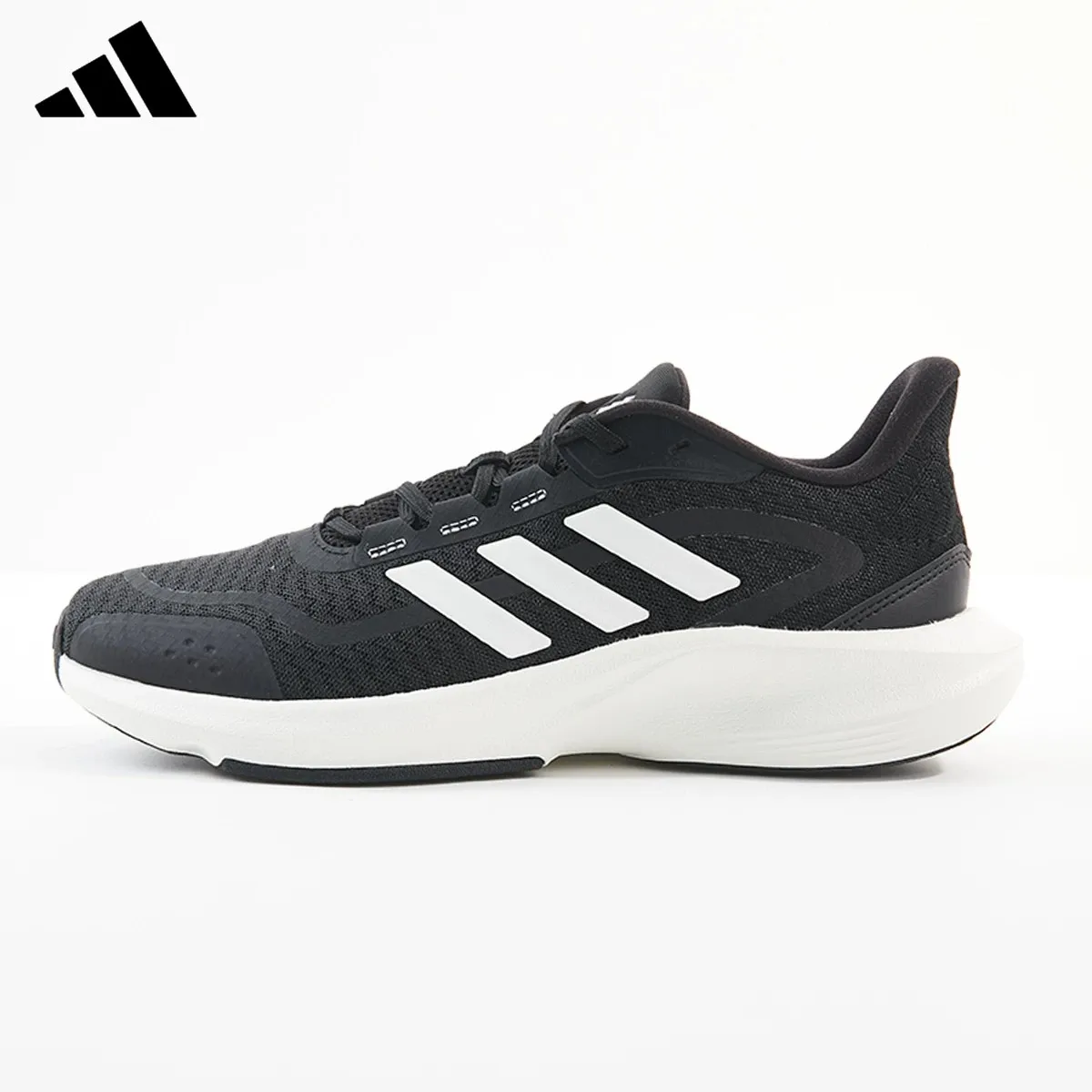 Adidas IH6038 Men Running Sneakers Grey Black White Lace-up Textile Upper Rubber Outsole Sports Training Shoes Free returns
