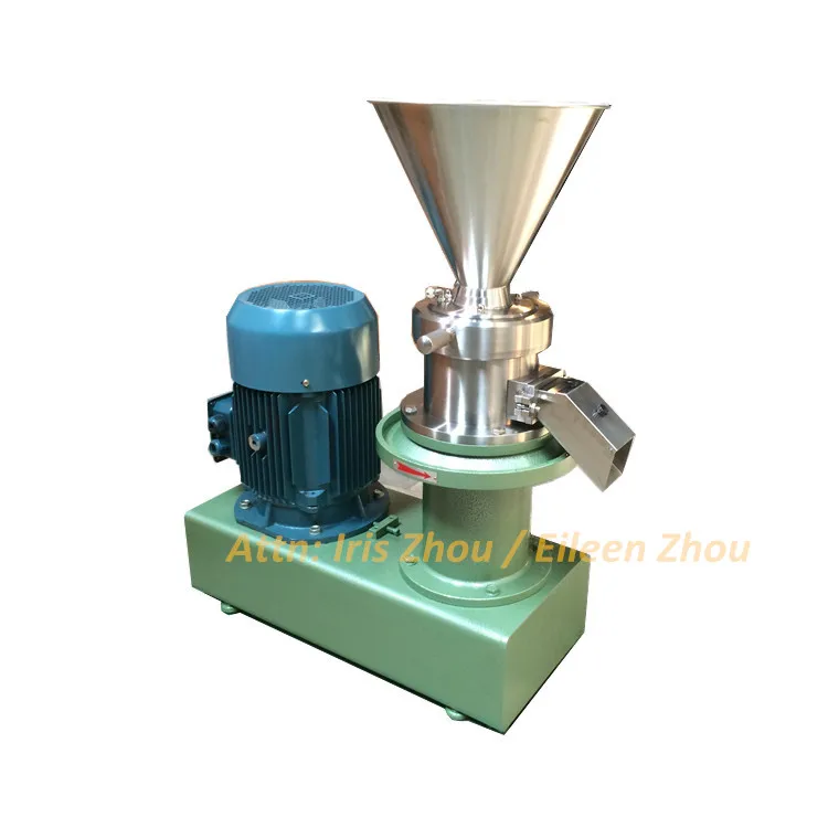 Automatic 15kw Colloid Mill Multifunctional Peanut Butter Machine Almond Nut Butter Grinder Strainless Steel Making Machine