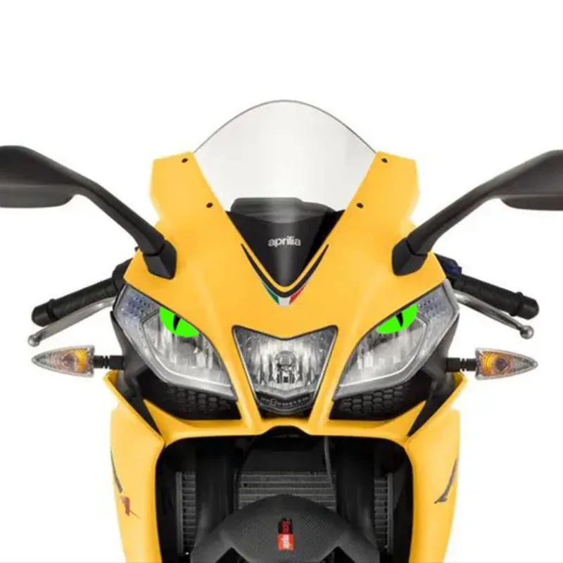 For Aprilia RS125 RS 125 Motorcycle Accessories Front Fairing Headlight Nighttime Sticker Guard