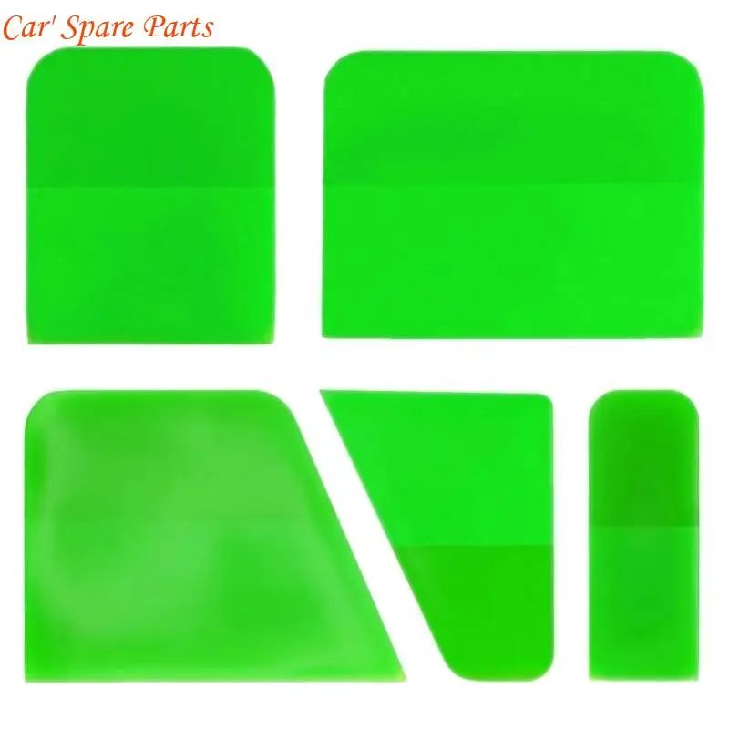 

Y4UA 5pcs TPU Squeegees Set Flexible Squeegee Tool Vehicle Maintenance Tool set for Car Paint & Household Cleaning