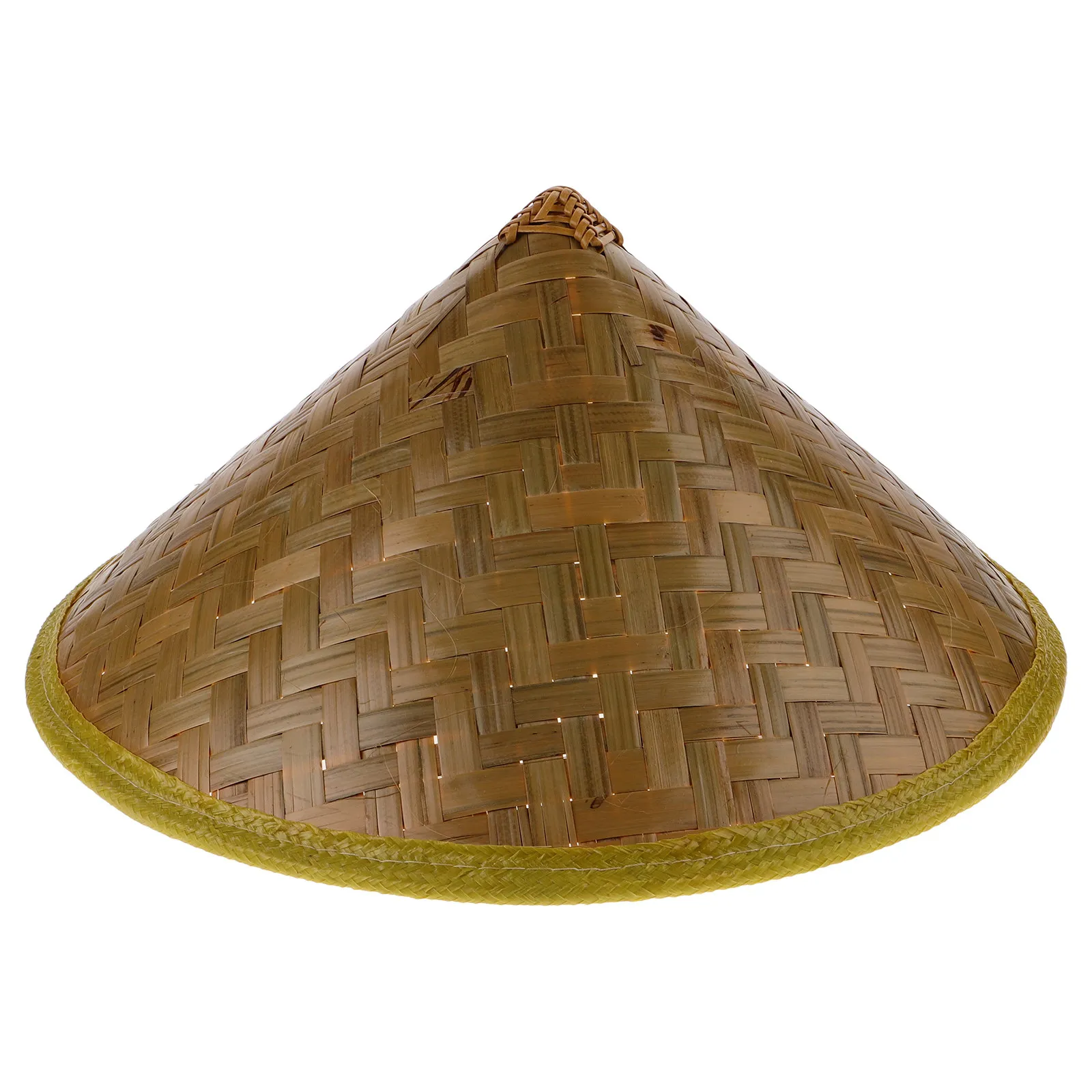 Sombrero Japonés de Samurái, Sombrero de Paja Cónico Tejido de Bambú, Accesorio de Disfraz de Granjero de Arroz para Espectáculos, Sombreros de Paja Orientales