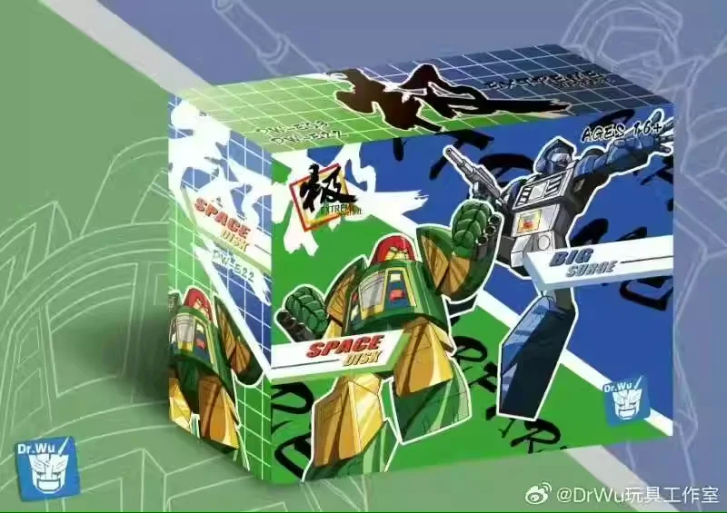 In Magazzino Trasformazione DR.WU DW-E03 DW-E22 Colore Primario Mini UFO Enorme Onda Vestito Action Figure Modello Collezione Giocattoli Regali