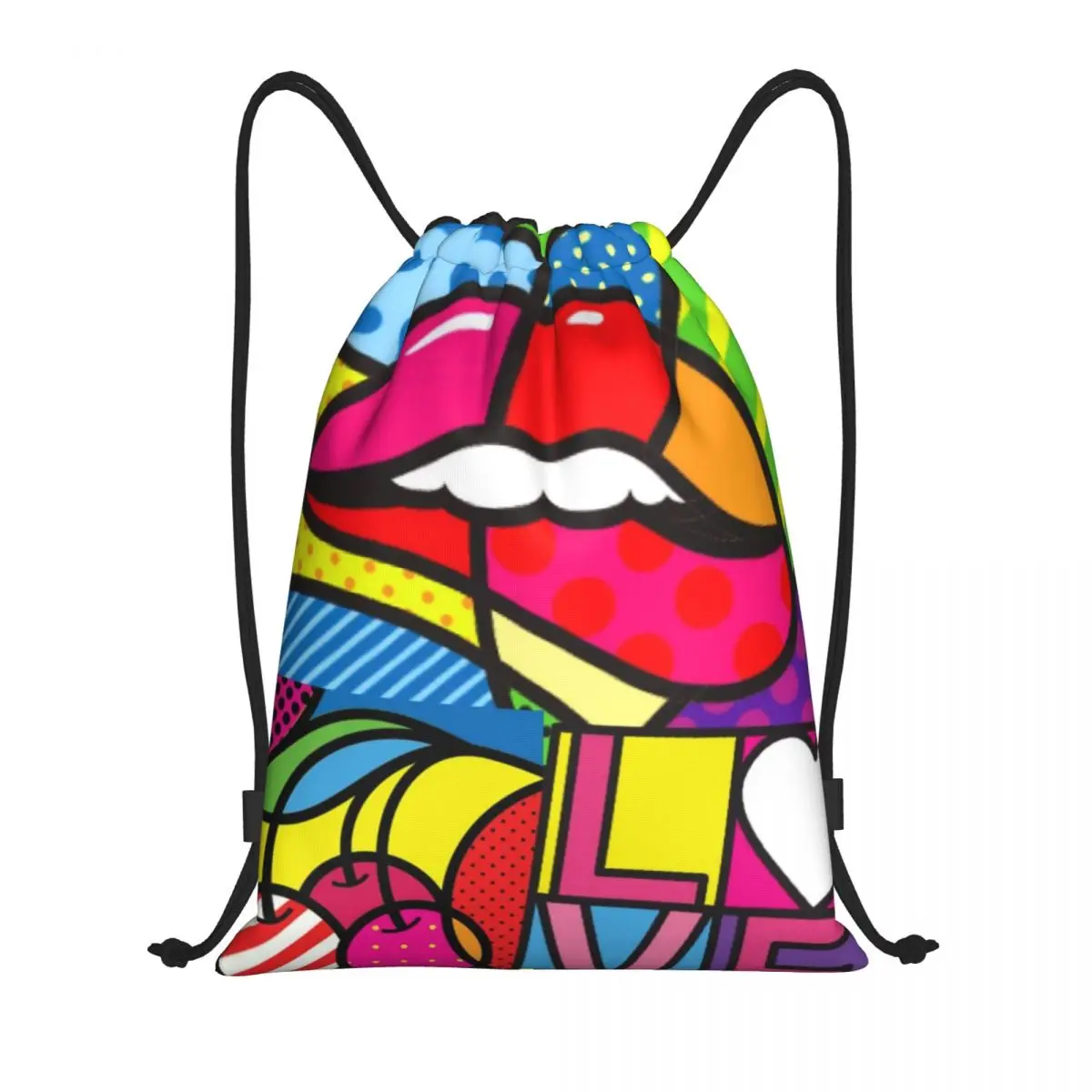 

Custom Name Waterproof Outdoor Beach Swimming Sports Drawstring Backpack Britto Anime Organizer Gym Storage Bag