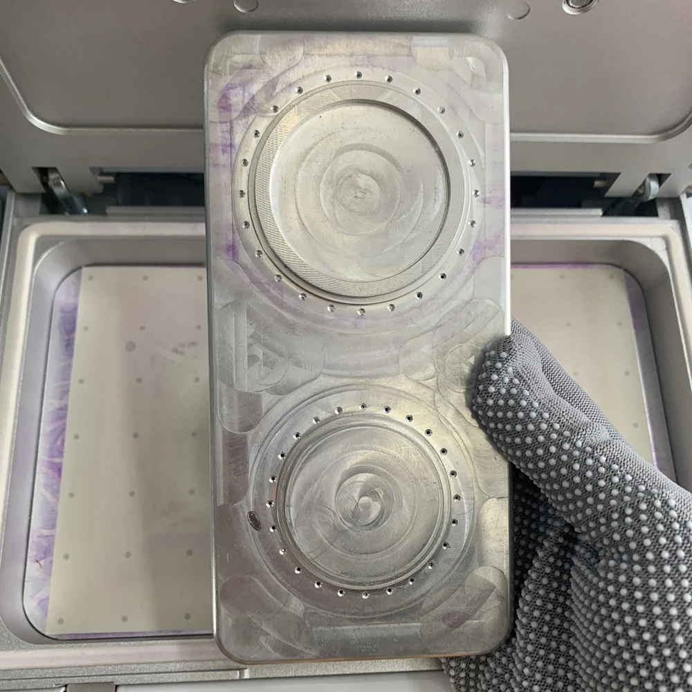 FONLYU  3D Sublimation Mold For Magnetic Phone Retractable Holder Heat Transfer Machine Use DIY Printing Personalized Covers