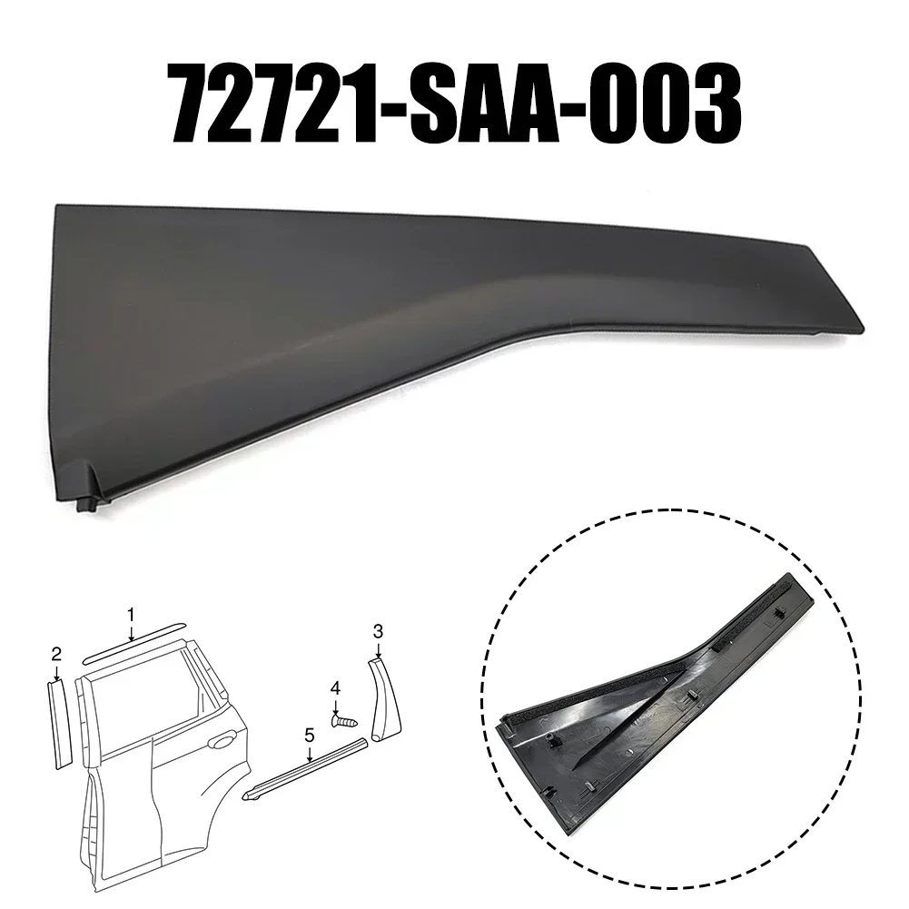 Right Car Rear Door Pillar Garnish For Honda For Fit 2007-2008 72721-SAA-003 Anti-corrosion, Wear-resistant, And Non-deformation