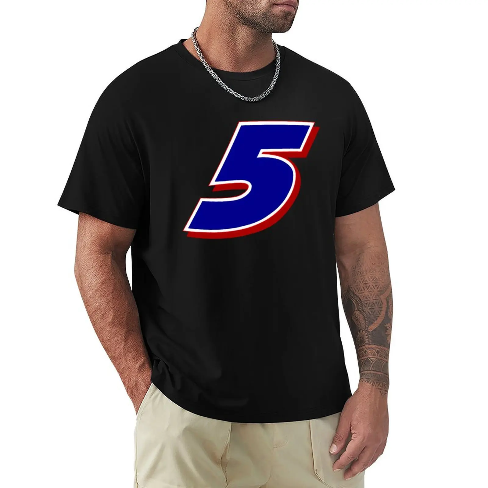 Kyle Larson Racing #5 T-Shirt Standard Fit Solid Tee Shirt