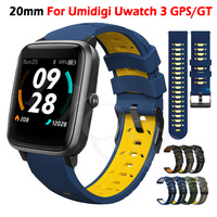 Sport Silicone Watch Strap For Umidigi Uwatch 3 GPS GT  Uwatch3 Smart Watch Band Replacement For Umidigi UFit Watchband Bracelet