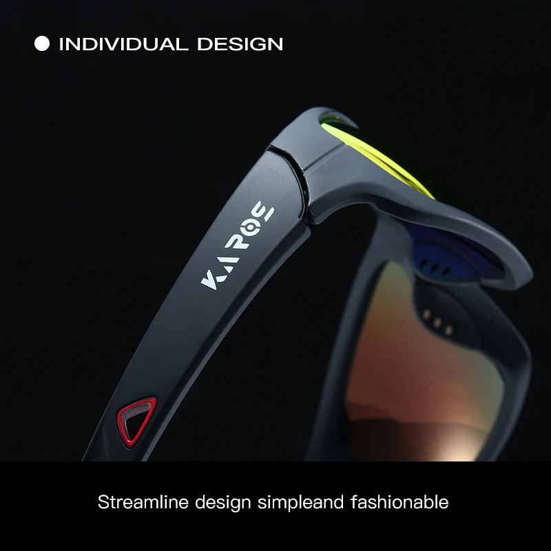 Polarized Sports Sunglasses with Anti Slip Nose Pads and Secure Fit for Tennis Soccer and Other Dynamic Sports for Men Women image 6