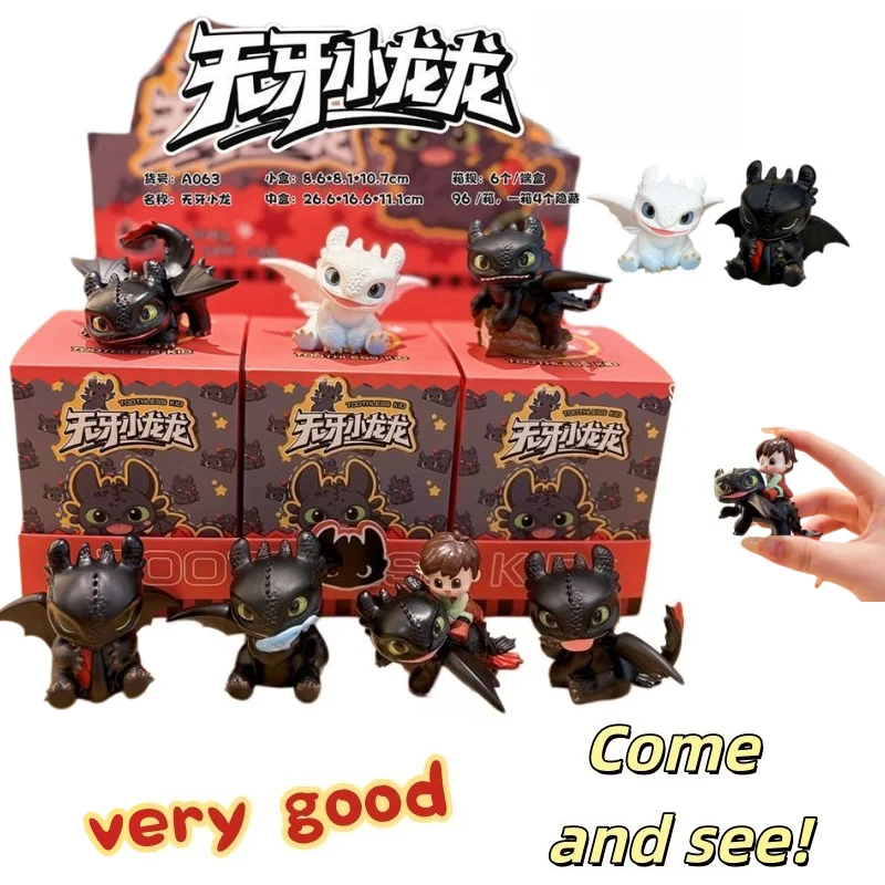 

Dragon Taming Master Toothless Little Dragon Blind Box Trendy Handmade Desktop Ornament for Children's Holiday Birthday Gifts