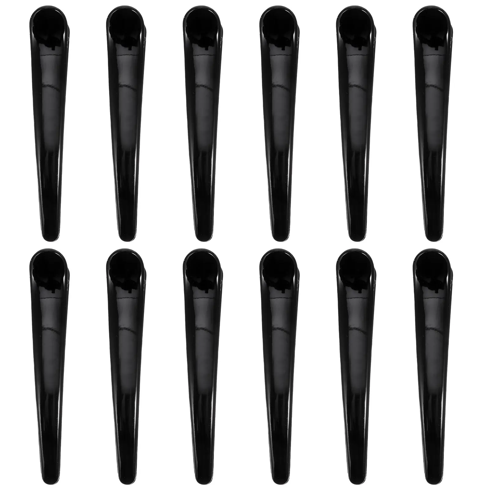 

12Pcs Retro Hair Barrettes Acrylic Duckbill Clips Lightweight Sturdy Non-Slip Hairdressing Salon DIY Makeup Face Washing Stylish