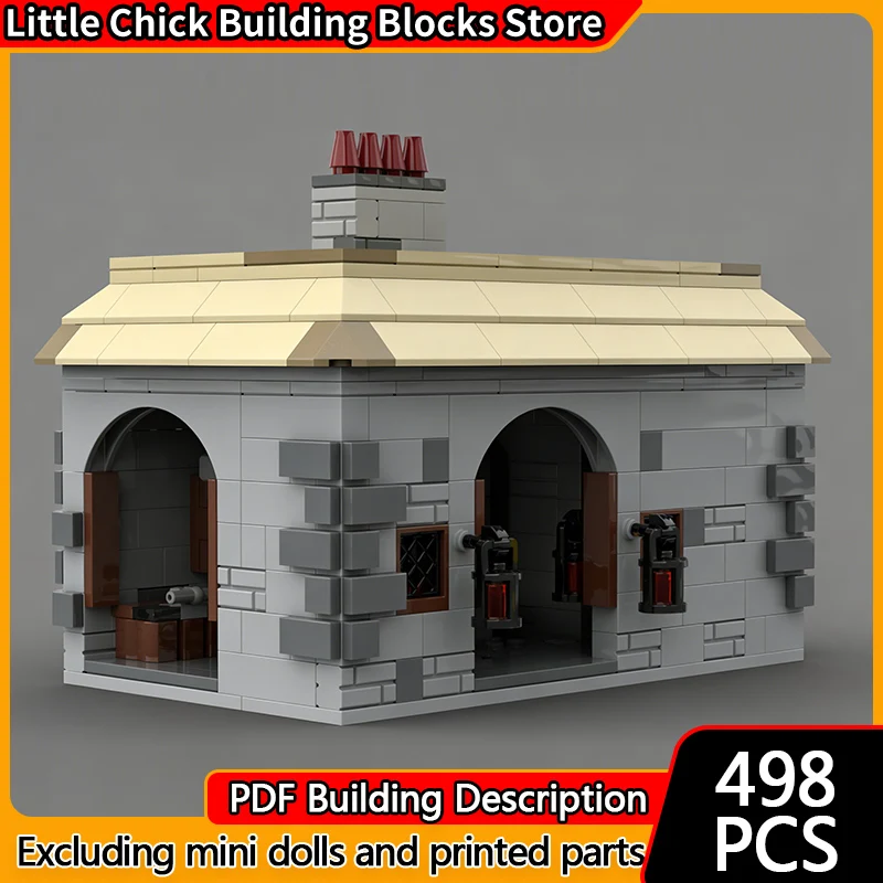 

Популярная игровая модель MOC, строительные кирпичи, игровая сцена, кладбище, модульная технология, детские праздничные подарки, сборные игрушки, костюм