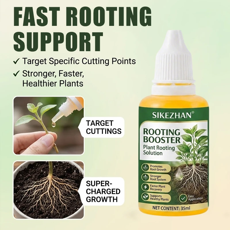 Plant Rooting Solution Rooting Booster Promotes Root Growth Stronger Root System Faster Plant Recovery Easy Application-SIKEZHAN