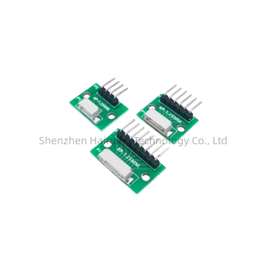 GH1.25 spacing adapter board horizontal terminal socket 4 6 8 test board 1.25 to DIP2.54 circuit board