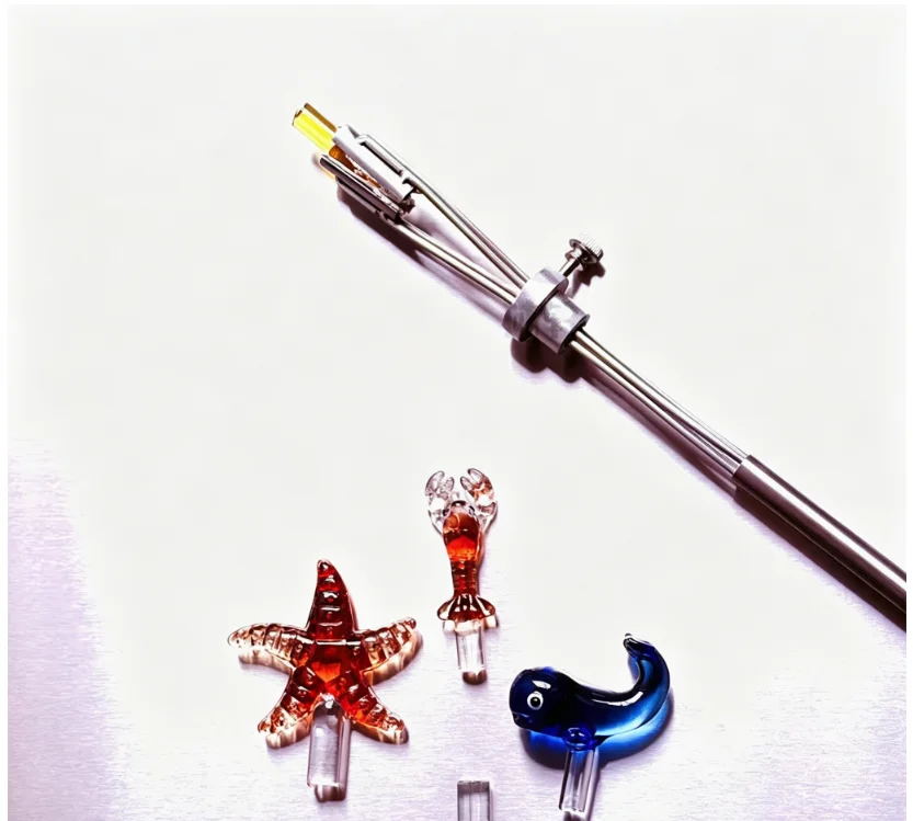 Glass Burning Tool, Grip and Clamp Glass Rod To Prevent Burns and Sticking To The Grip and Clamp