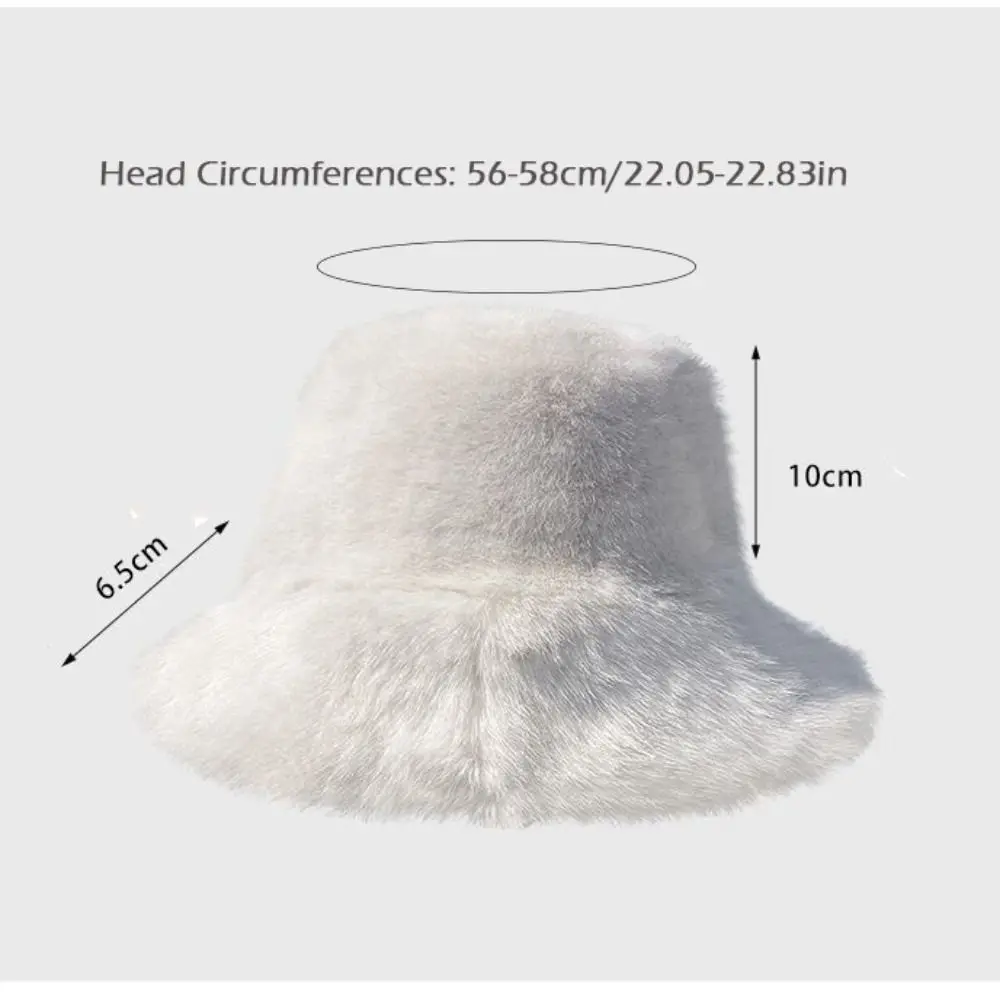 قبعة دلو نسائية منفوشة ، قبعة صياد ، قابلة للطي ، قطيفة مقاومة للرياح ، أحادية اللون ، فرو صناعي ، سميكة ، دافئة ، خارجية ، تزلج ، شتاء
