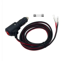 Timeproof Car Cigarette Lighter Extension Cord with On Off Switch Button Universal Power Supply Cord Wire Car Accessories
