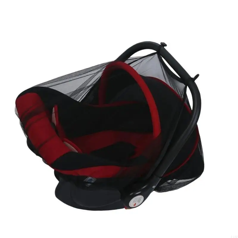 F19F Baby SafetySeat Netting Mosquitoes Net Cover for Infant Carseat Baby Essential