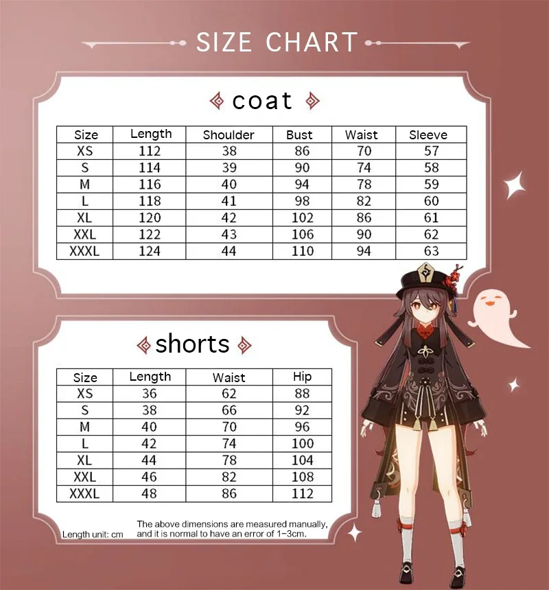 Spiel Anime Genshin Impact Hutao Cosplay Kostüm Schuhe Uniform Perücke chinesischen Stil Halloween-Kostüme für Frauen Spiel Hu Tao