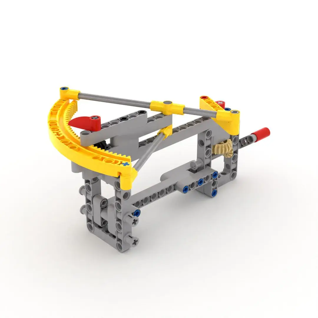 Gear Ring Swing Wheel, STEM Educational Technic Mechanical Building Blocks, DIY Assembly Engineering Model Set