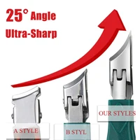 Coupe-ongles pour ongles incarnés ou épais, coupe-ongles professionnel pour podologue, pince à ongles avec acier inoxydable Ultra 2