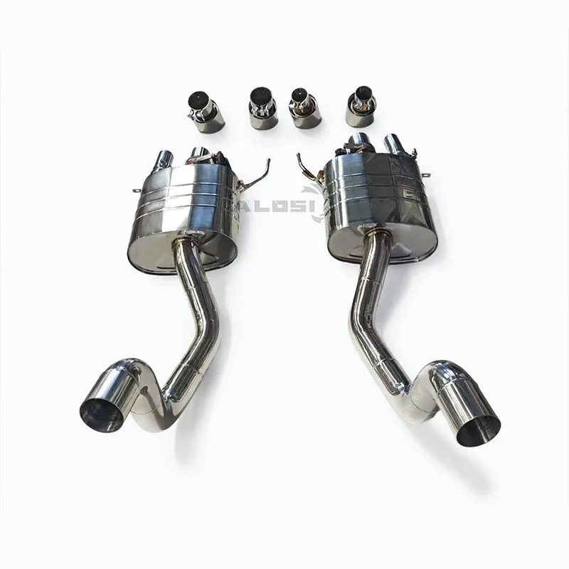 

High performance exhaust components suitable for Chevrolet Corvette C7 Stingray/Z51/Z06/ZR1 6.2l 2014-2019 cat back four outlet