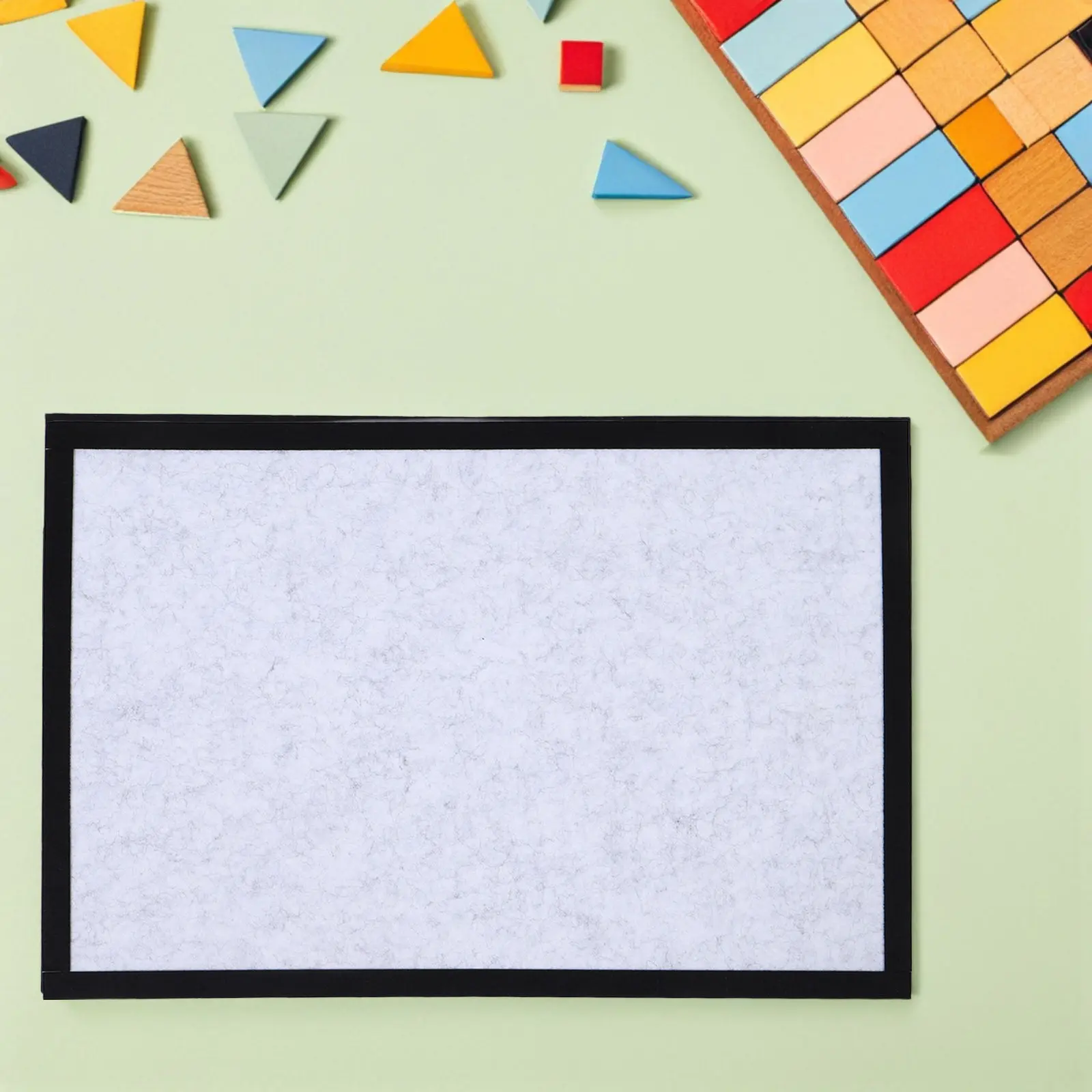 

Foldable Jigsaw Puzzle Board Thick Felt Edging Secure Assembly Surface for Travel Storage All Puzzle Sizes Educational Leisure