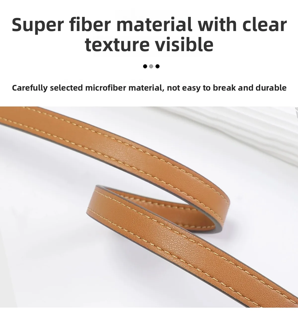 Adjustable Bag Strap For Coach Mollie25 Tote Bag Leather Shoulder Strap Durable Bag Belt Underarm Bag Replacement Accessories