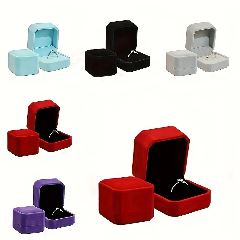 Luxury Velvet Earring Jewelry Box - Multipurpose Pearl and Earring Display Case, Suitable for Rings, Pendants, Studs, JewelryBox