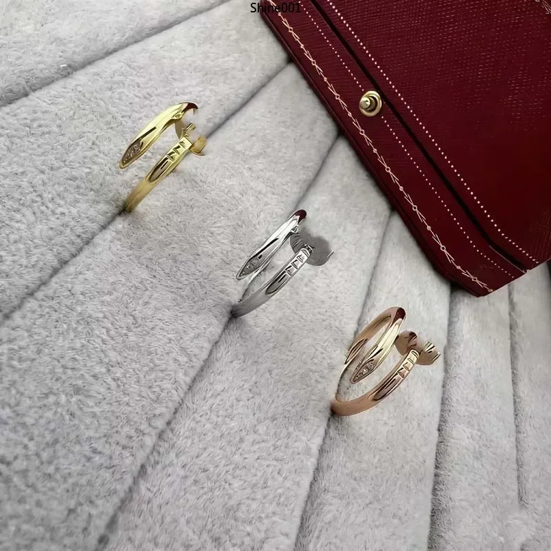 Designer For Women Ring Gold Sliver Dias Fashion Trendy Couple Rings Nice Holiday Love Gifts