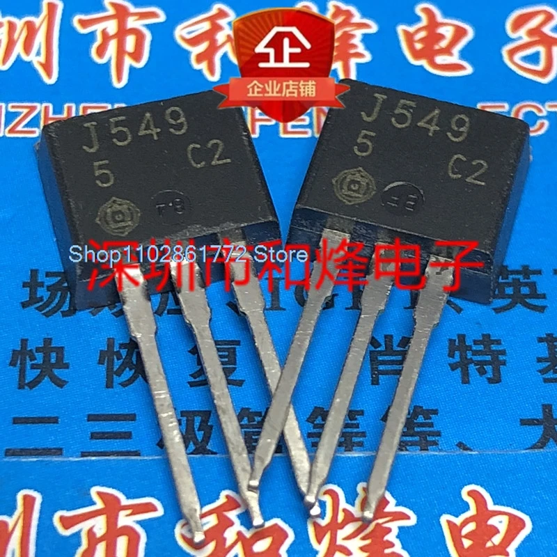 (10PCS/LOT) J549 2SJ549  TO-262 -60V -12A