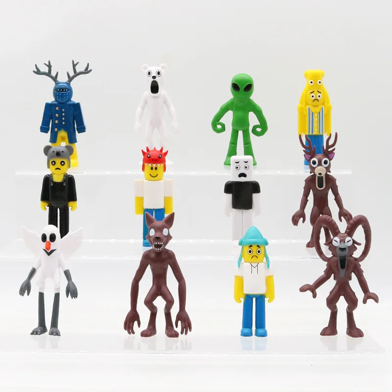 99 notti nella foresta Figure Figurine Gufo Capra Lupo Cervo Giocattolo di plastica Regalo Anime Cieco Borsa Action Model Doll Mistero