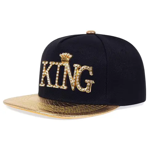 Unisex KING Letter Label Hiphop Hattar Vår Höst Utomhus Justerbara Casual Baseballkepsar Truckerkepsar Solskyddsmedel Hatt 8 best sales Kunglig keps - №3
