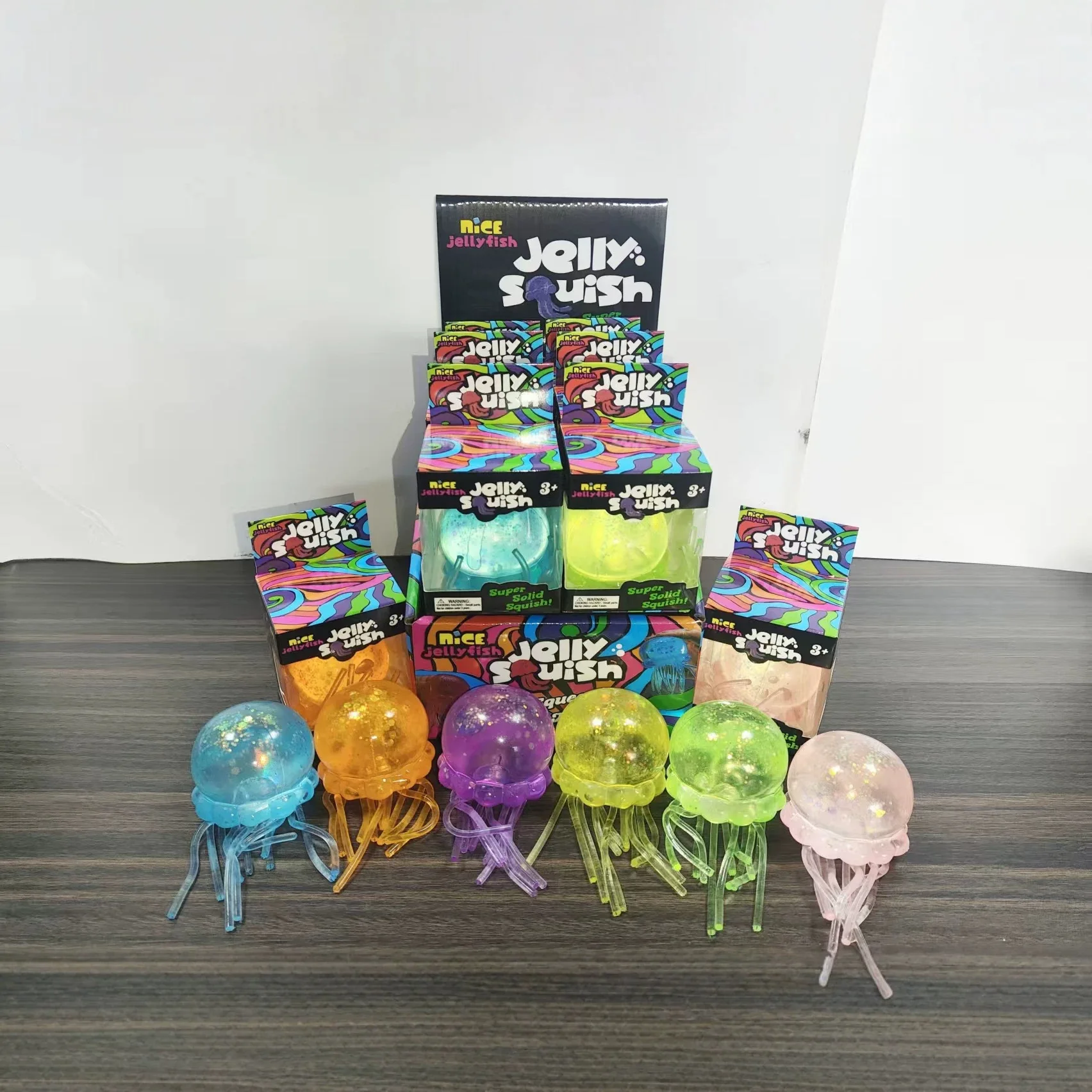  Squishy Maltose jellyfish Stress Balls Stress Balls for Adults Anxiety Relief Funny Stress Calming Toys